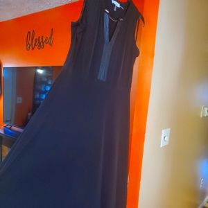 Floor length Black Dress